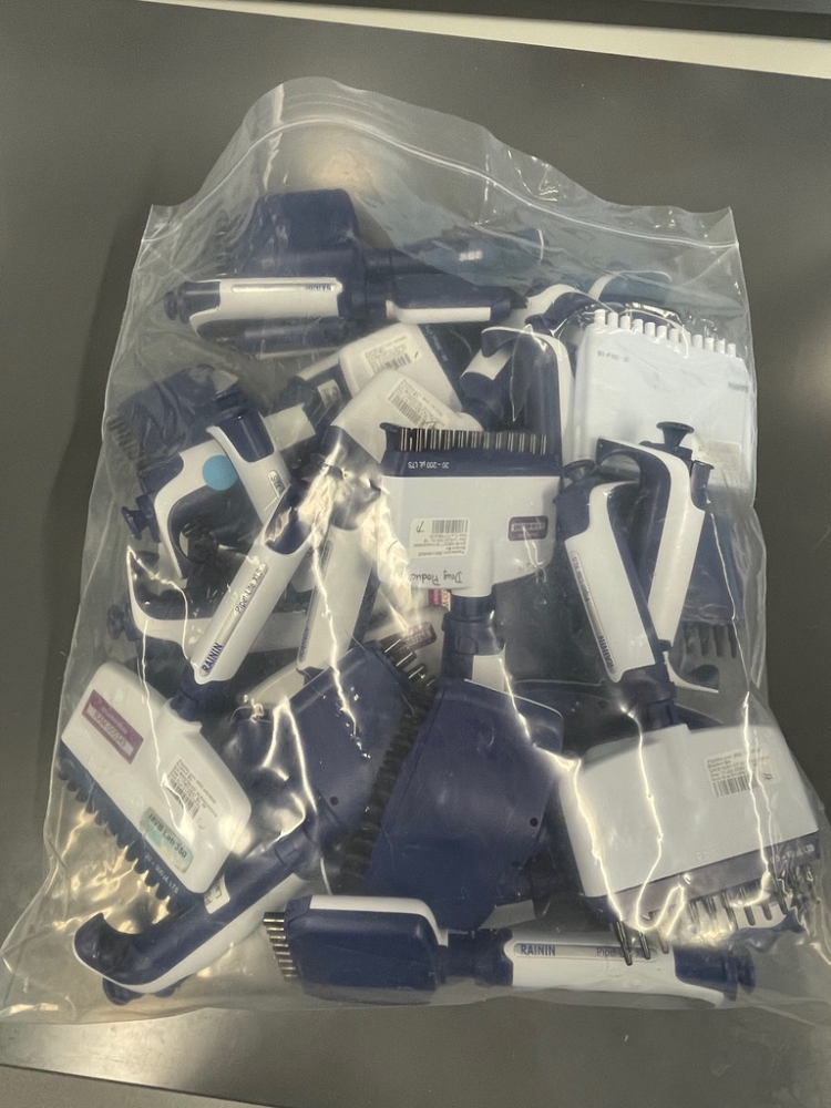 Image of Lot Of Rainin Pipet-Lite XLS Multi Channel Pipettes